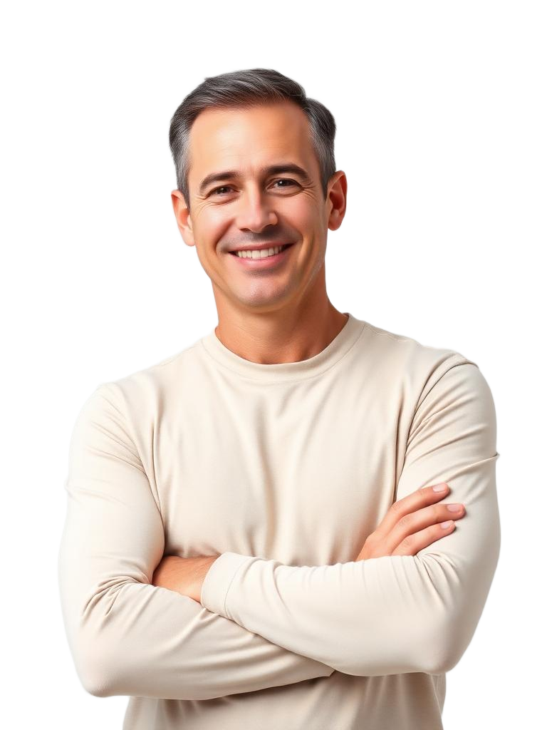 Man standing confidently